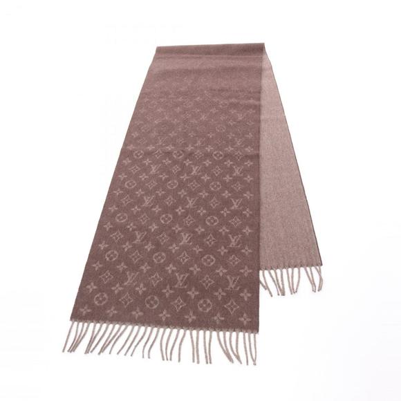 LOUIS VUITTON Brown Monogram Scarf - Picture 1 of 4
